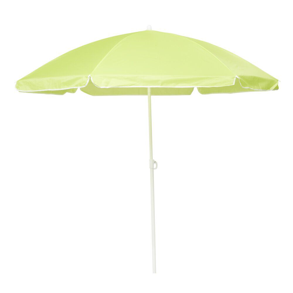 Parasol de plage uni Ø160xH190cm (3 modèles)