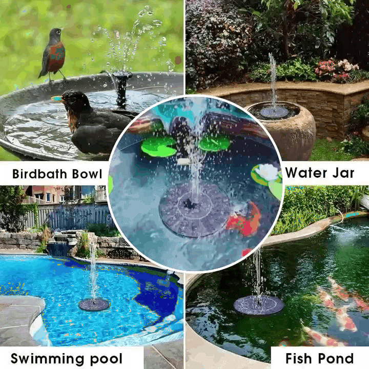LAST DAY 60% OFFð¥Solar-Powered Bird Fountain Kit