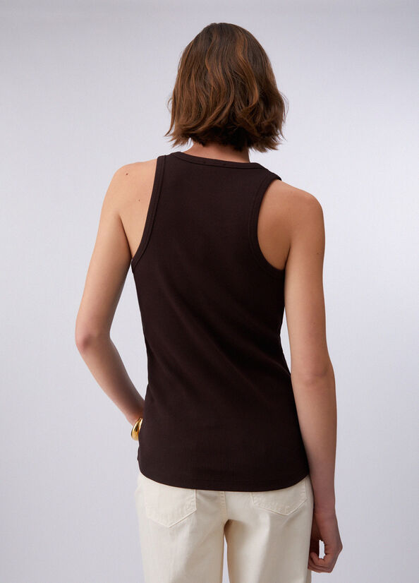 Top con mini logo