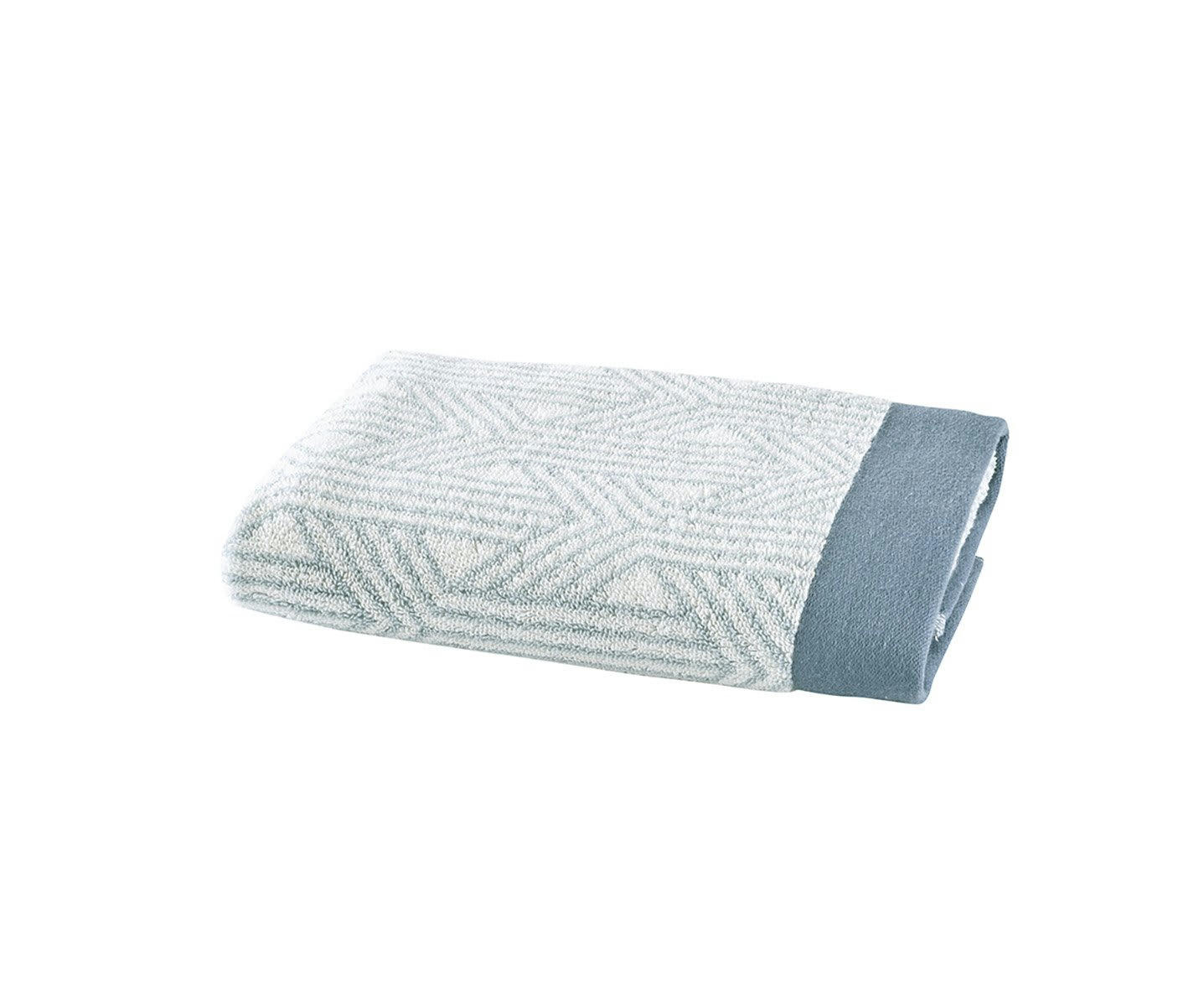 NOUAGE - Serviette coton bleu clair 50x100 cm