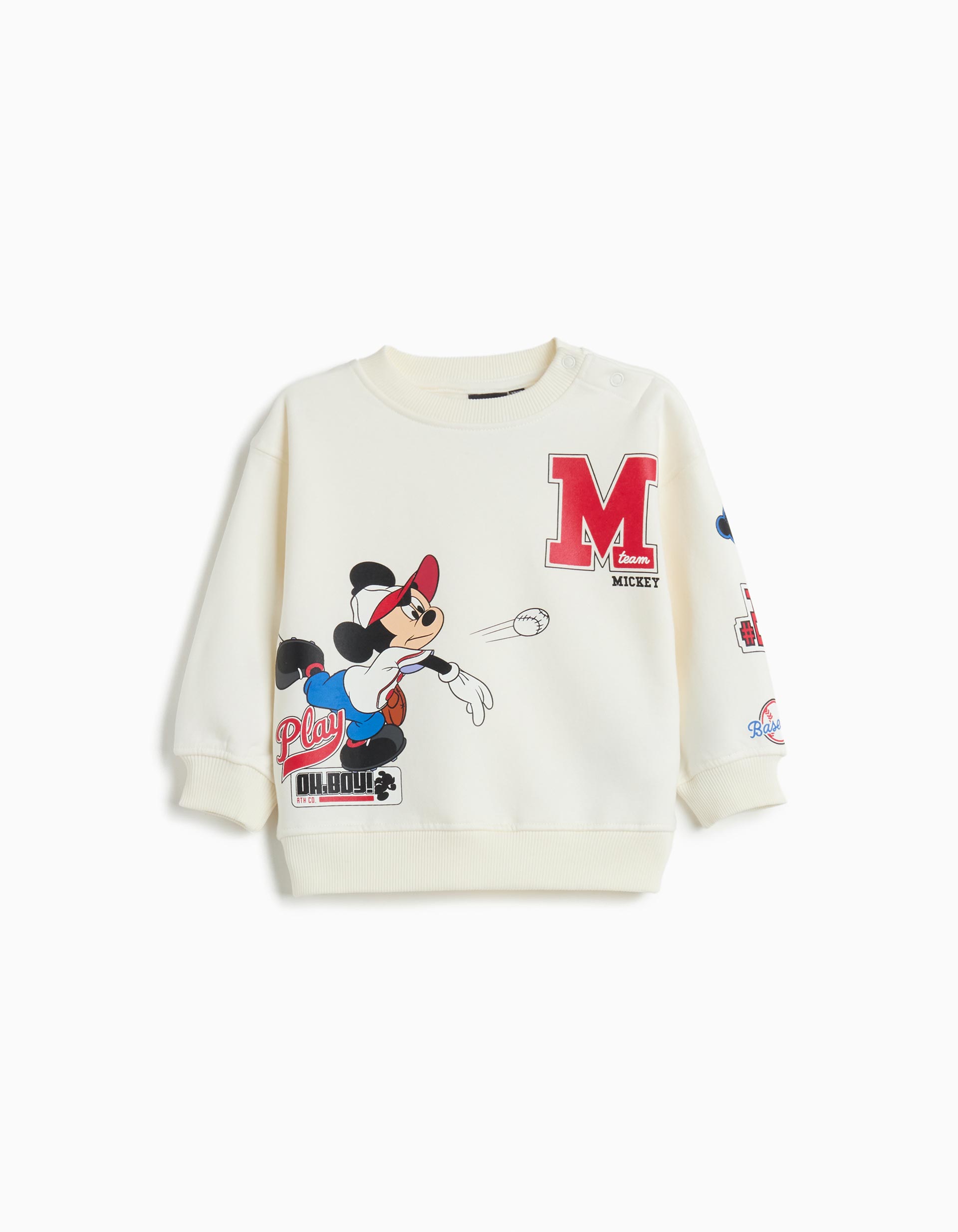 Sweatshirt 'Mickey' ©Disney, Menino, Branco