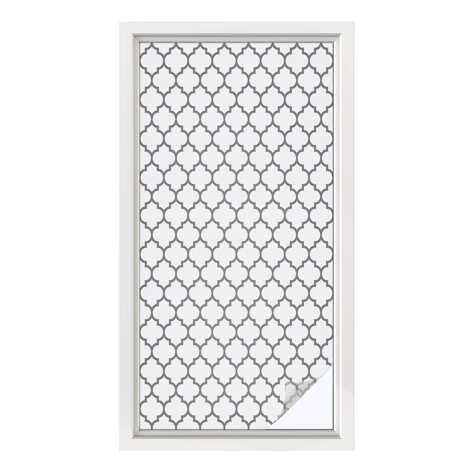 Folia dekoracyjna Wzór geometryczny ochrona prywatności 50x100 Wallfluent