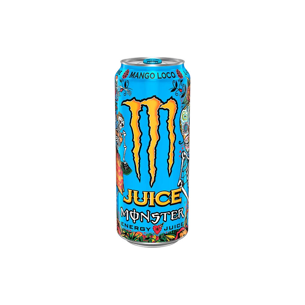 Boisson énergisante Monster Energy Juice Mango Loco canette 50cl
