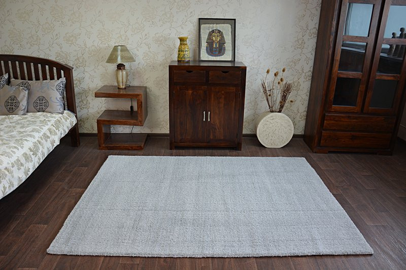 Dywan SHAGGY MICRO srebrny 60x100 cm