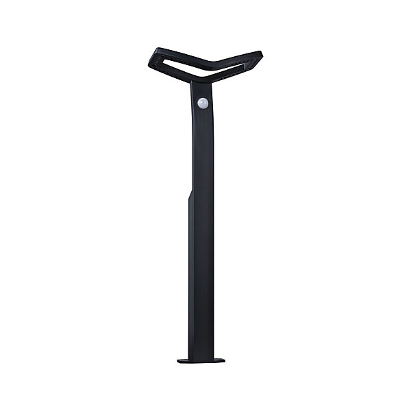 Borne lumineuse LED Alara Détecteur de mouvement crépusculaire (IR) IP44 carré 665mm 3000K 10W 450lm 230V Anthracite Métal