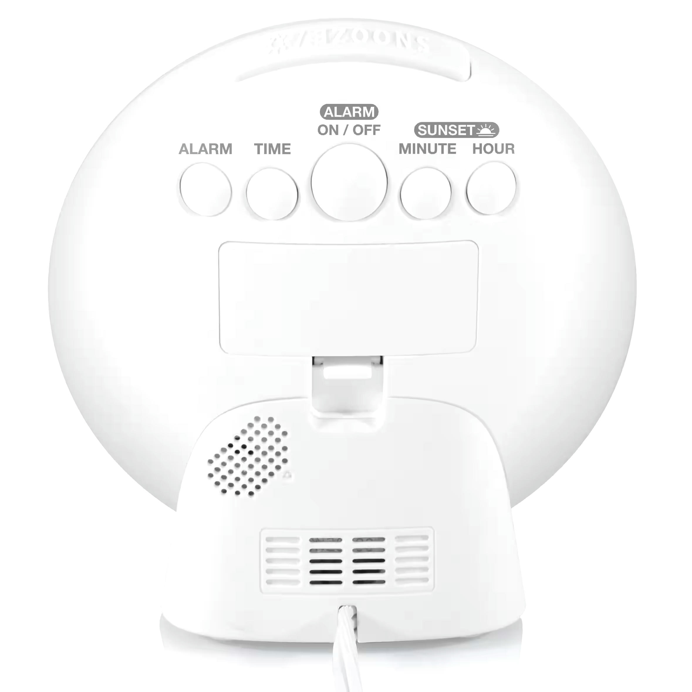 Westclox Sunrise Alarm Clock With Dimmable Nightlight & Restful Sunset Simulator Lamp