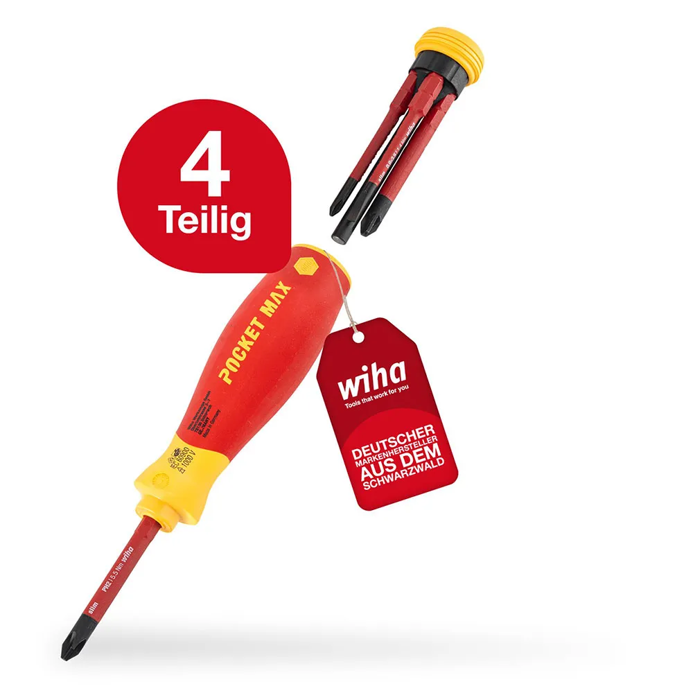 Wiha PocketMax Bit holder screwdriver