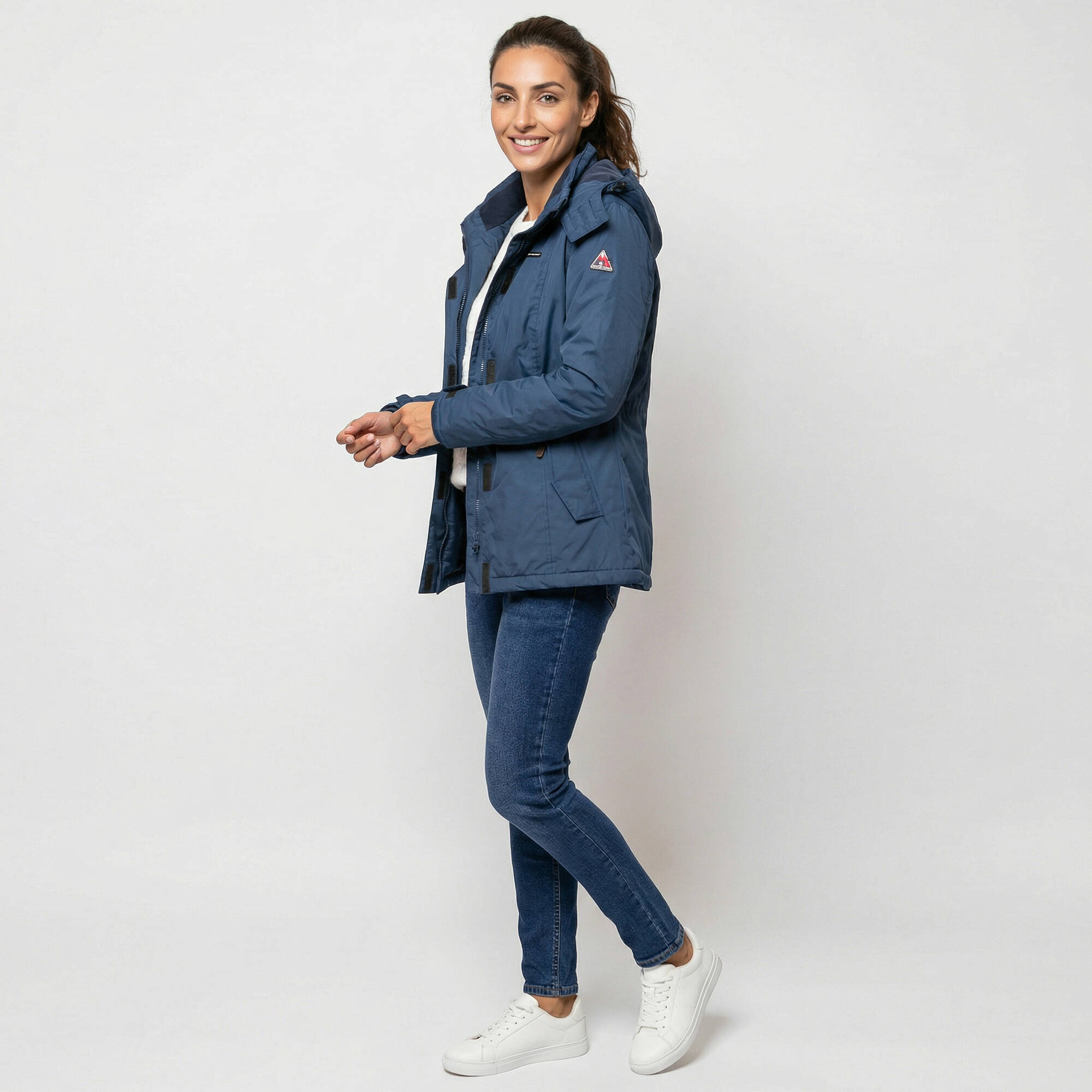 Parka imperméable doublée polaire unie