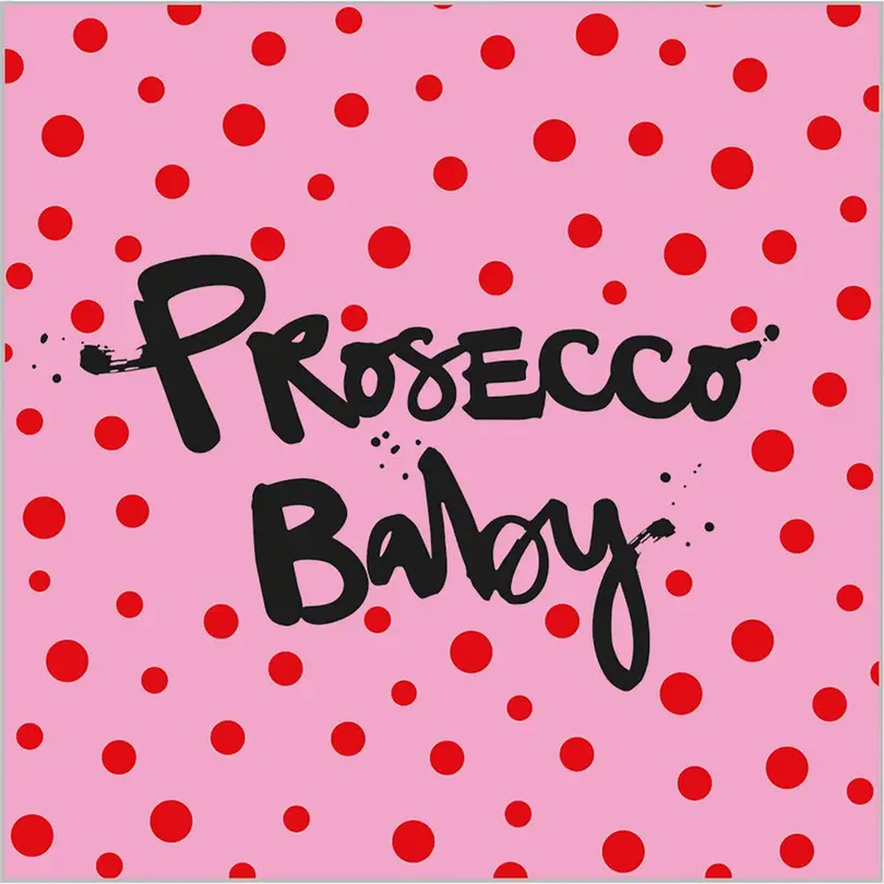 Serviette 20er-Set Prosecco Baby
