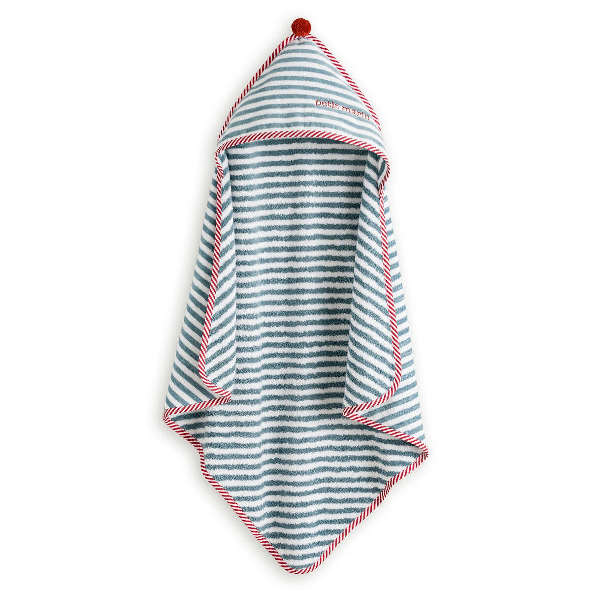 Cape de bain bébé coton biologique, Petit marin