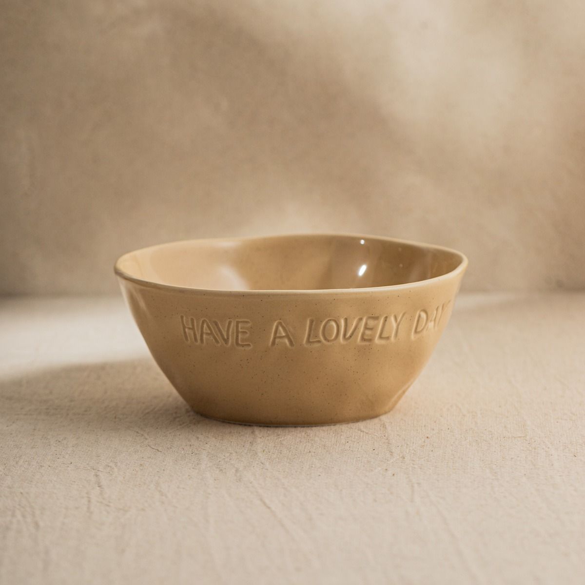 Miska ISERNIA beżowa 18 cm