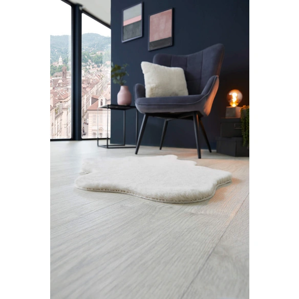 Deko-Fell »Coste«, BxL: 55 x 80 cm, Polyester, weiß