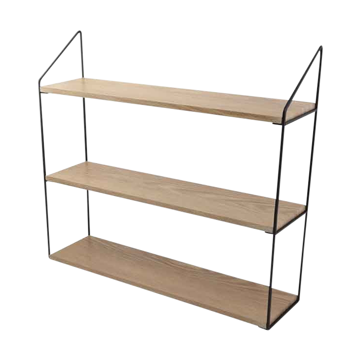 Lisomme Cara houten wandrek naturel - 60 x 54 cm