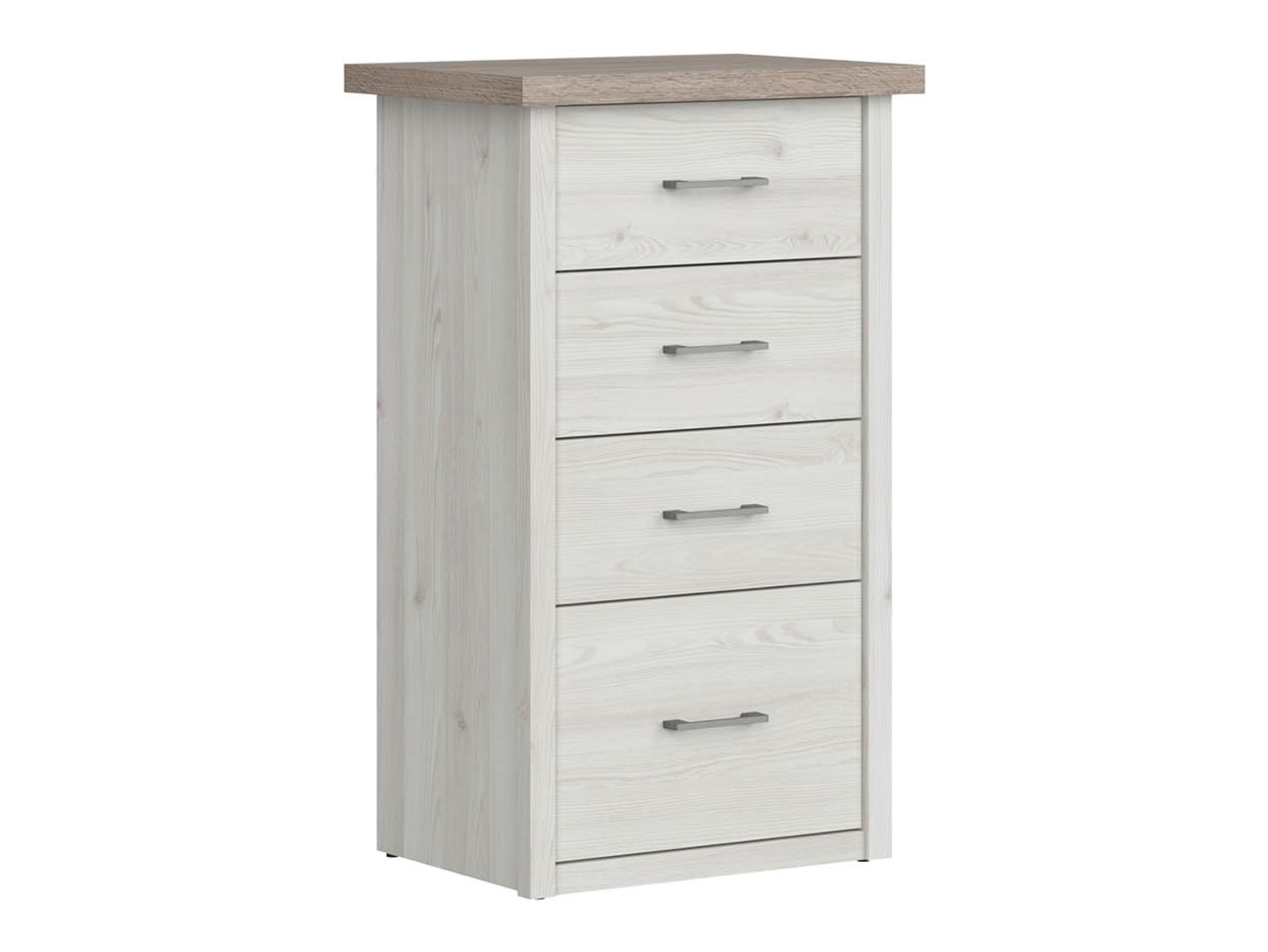 Komoda Luca Baby 60 cm z 4 szufladami modrzew sibiu jasny