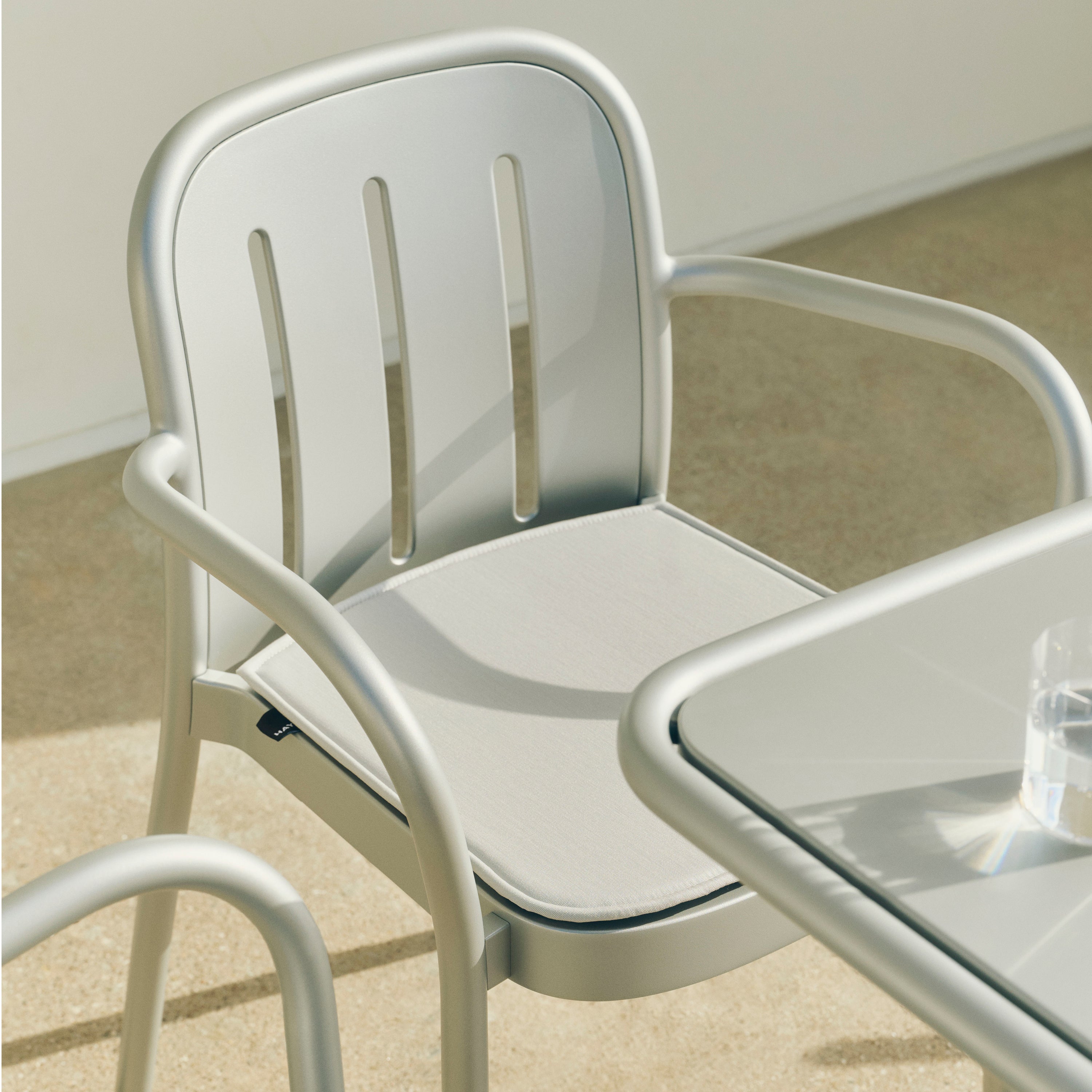 HAY Deville Tuintafel 55 x 55 cm - Silver Grey