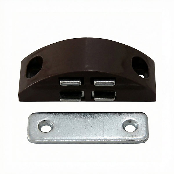 8 loqueteaux Marron 4 kg entraxe 34mm Diall