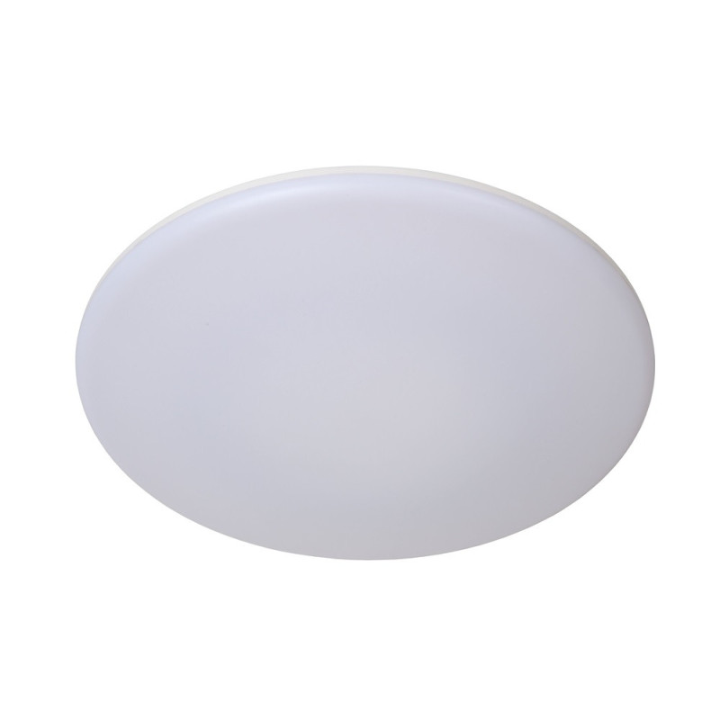 Plafonnier LED Olson opalin blanc dimmable 2500 lm 36 W LUCIDE