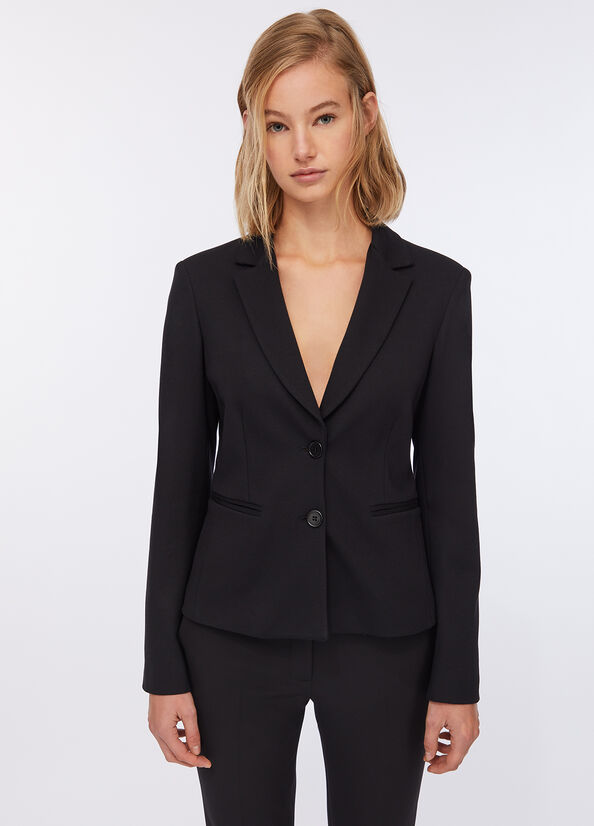 Giacca con cintura logata