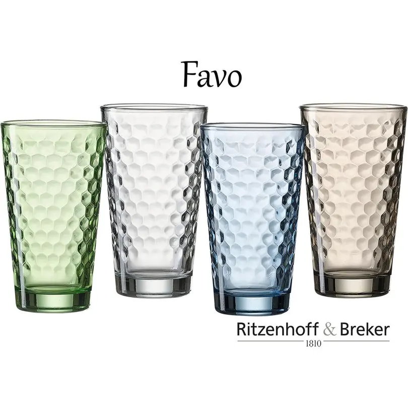 Longdrinkglas 6er-Set Favo
