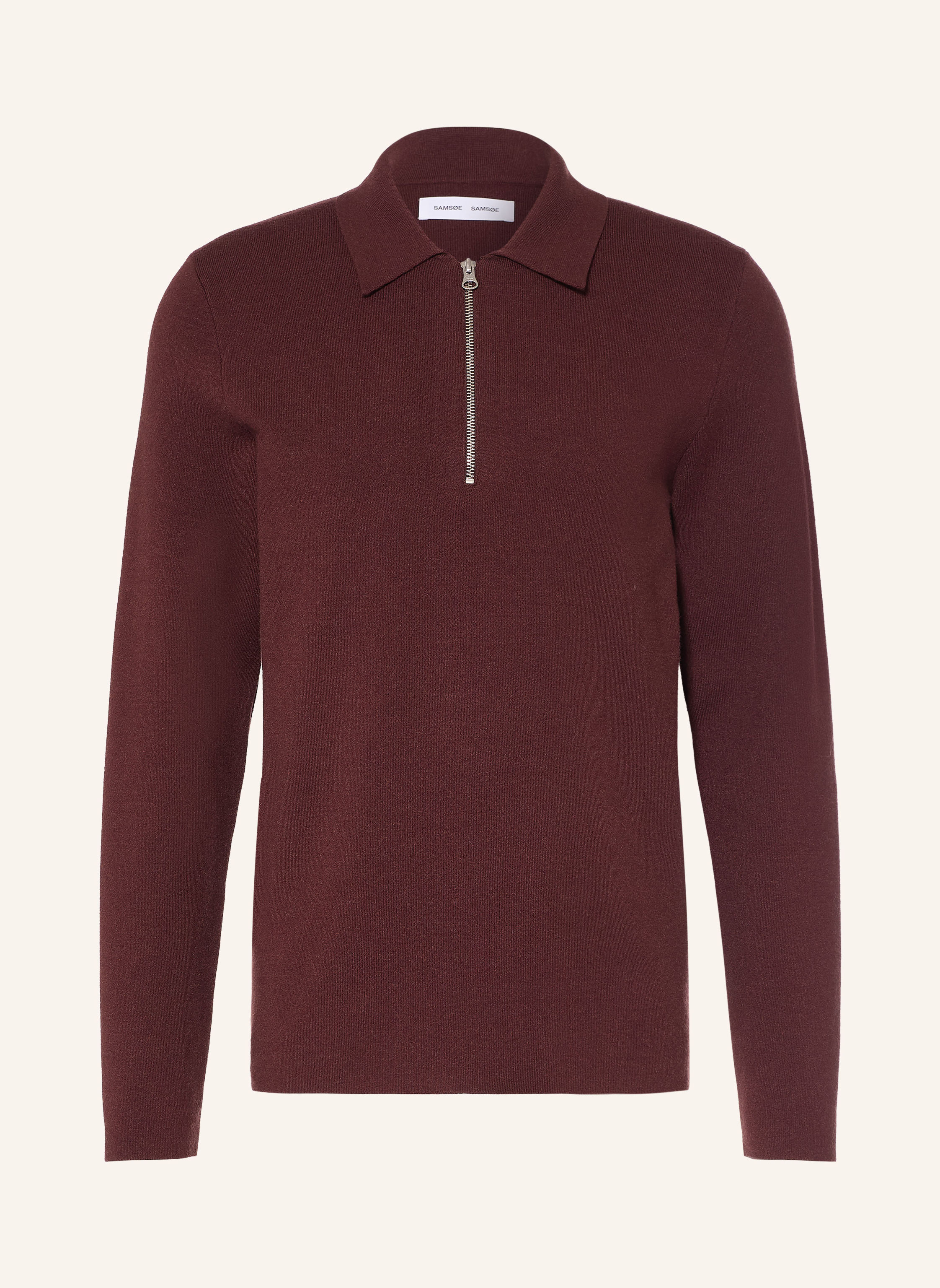 SAMSØE  SAMSØE Strick-Poloshirt GUNA