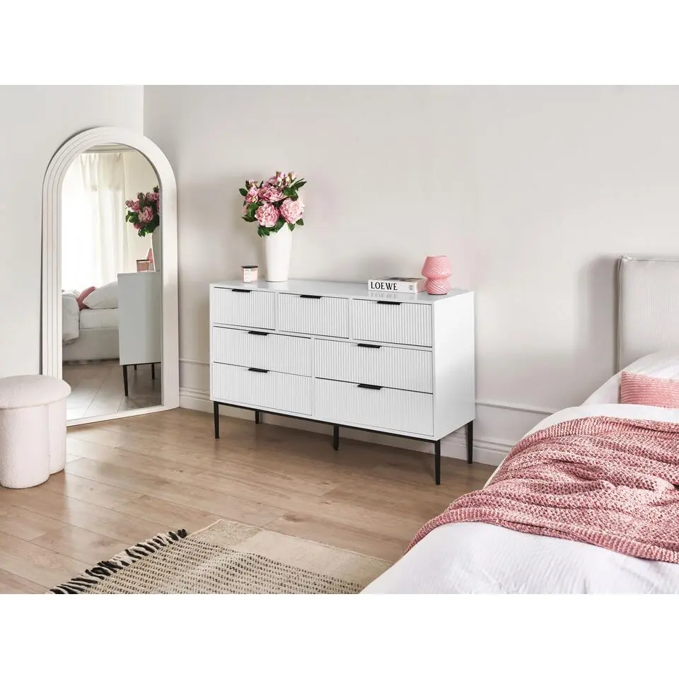 LEDUC - Ladekast 7 lades - Wit - MDF