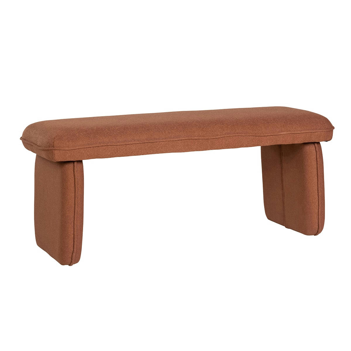 MELLOW - Banc en polyester maroon