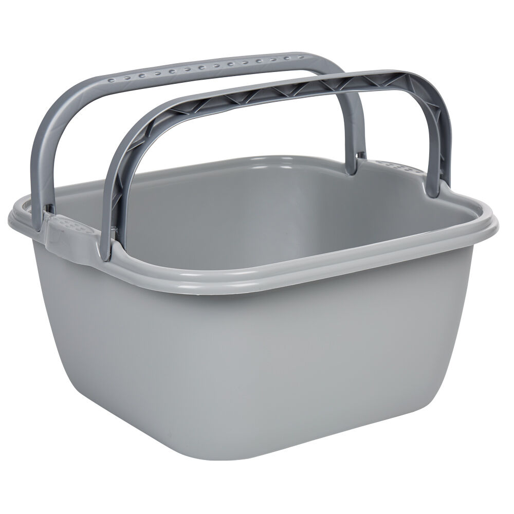 Bassine avec anse 13 L gris