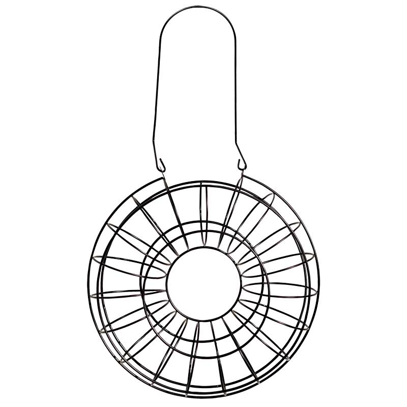 Fågelmatare talgboll Circle 24 cm, svart