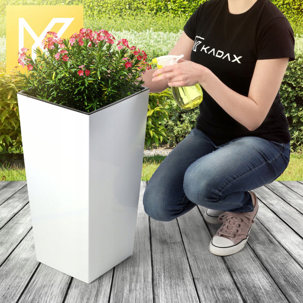 Kadax Donica   Wkład 29x58cm Wysoka Biała Połysk