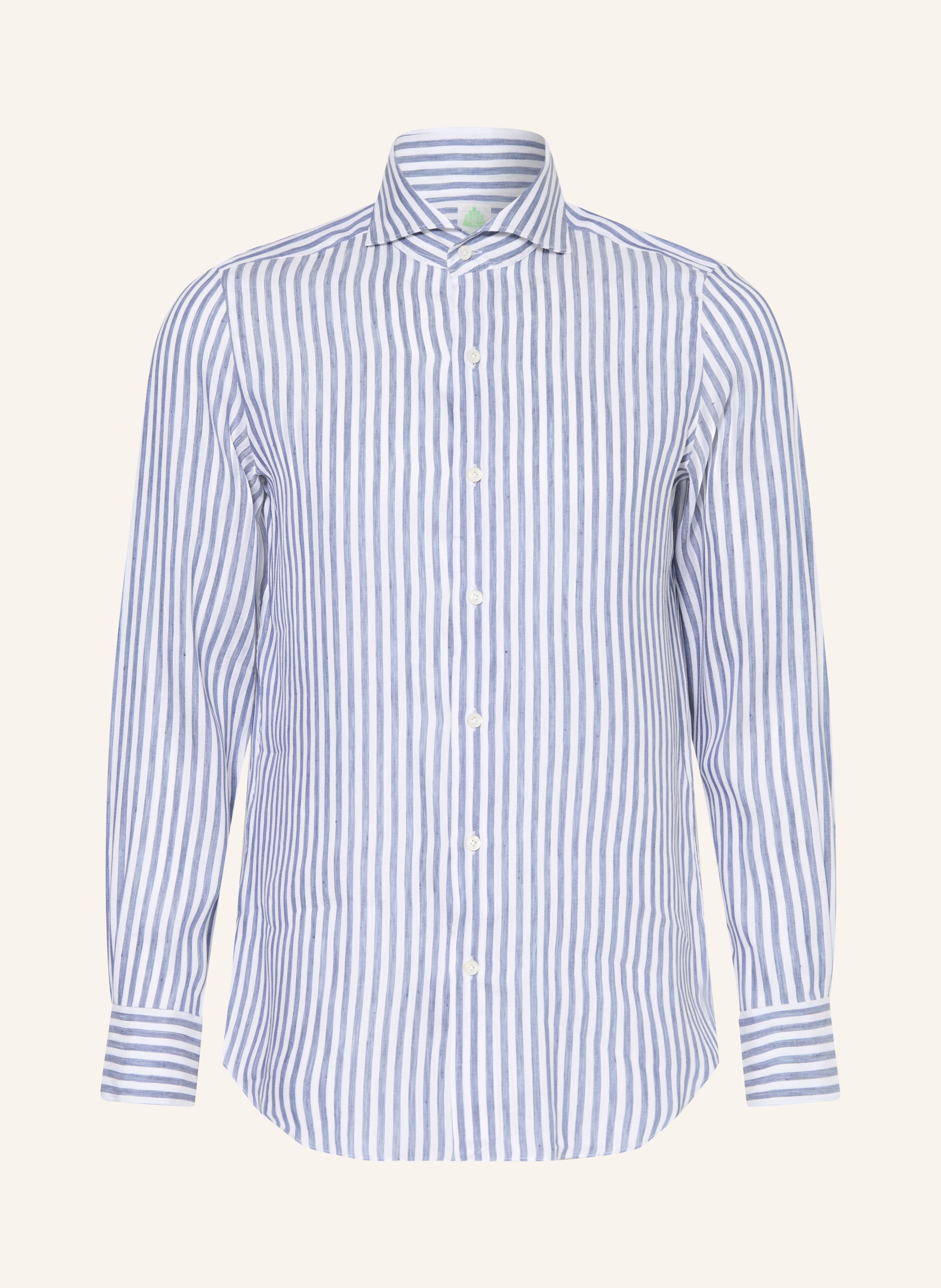 FINAMORE 1925 Hemd TOKYO SERGIO Slim Fit mit Leinen