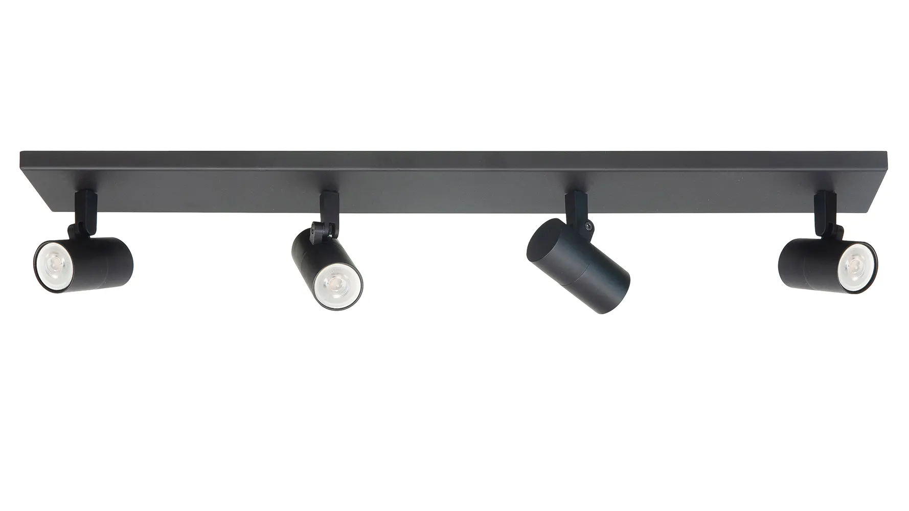 Highlight spot Picollo - 4 lichts - 65 x 11  cm - zwart