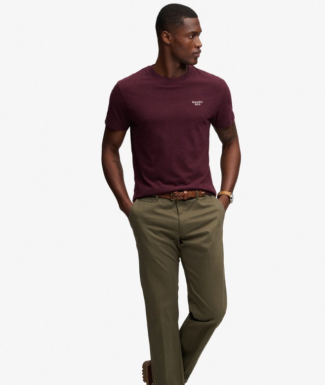 Essential Serif Logo Embroidered T-Shirt