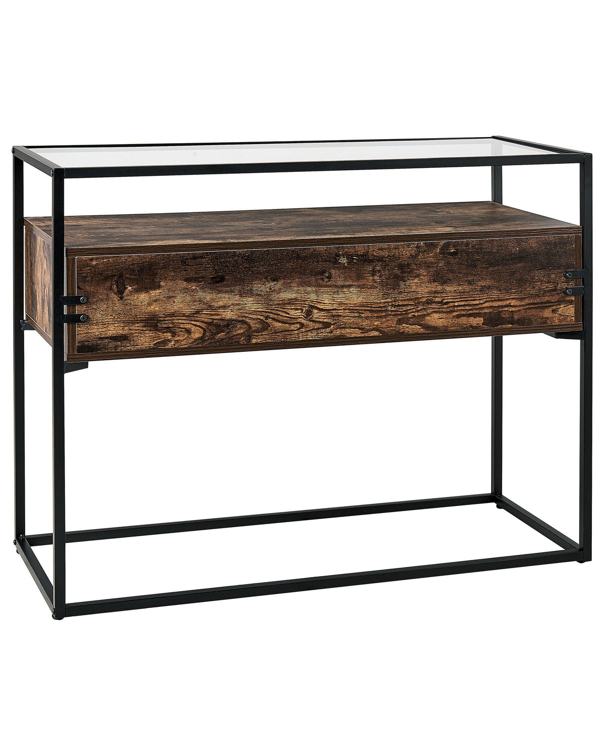 Furnilux Sidetable met lades Echo - glas - 120x40x80 - 120x40x80cm