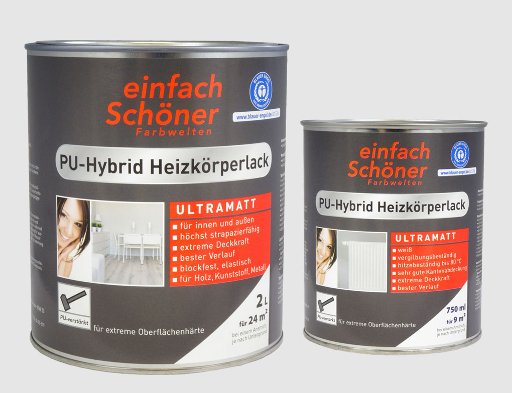 Heizkörperlack ultramatt Weiß
