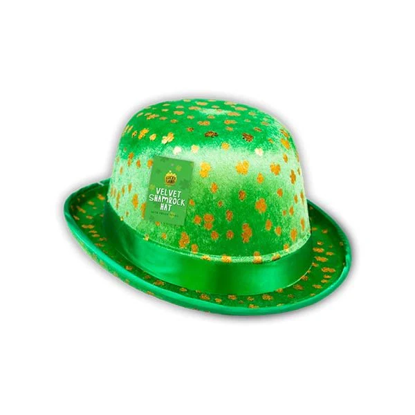 Lucky Land Velvet Shamrock Hat