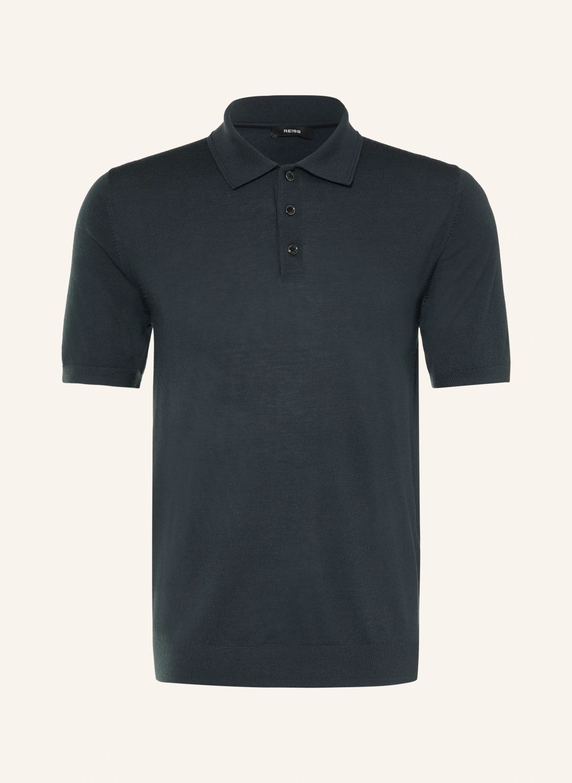 REISS Strick-Poloshirt MANOR