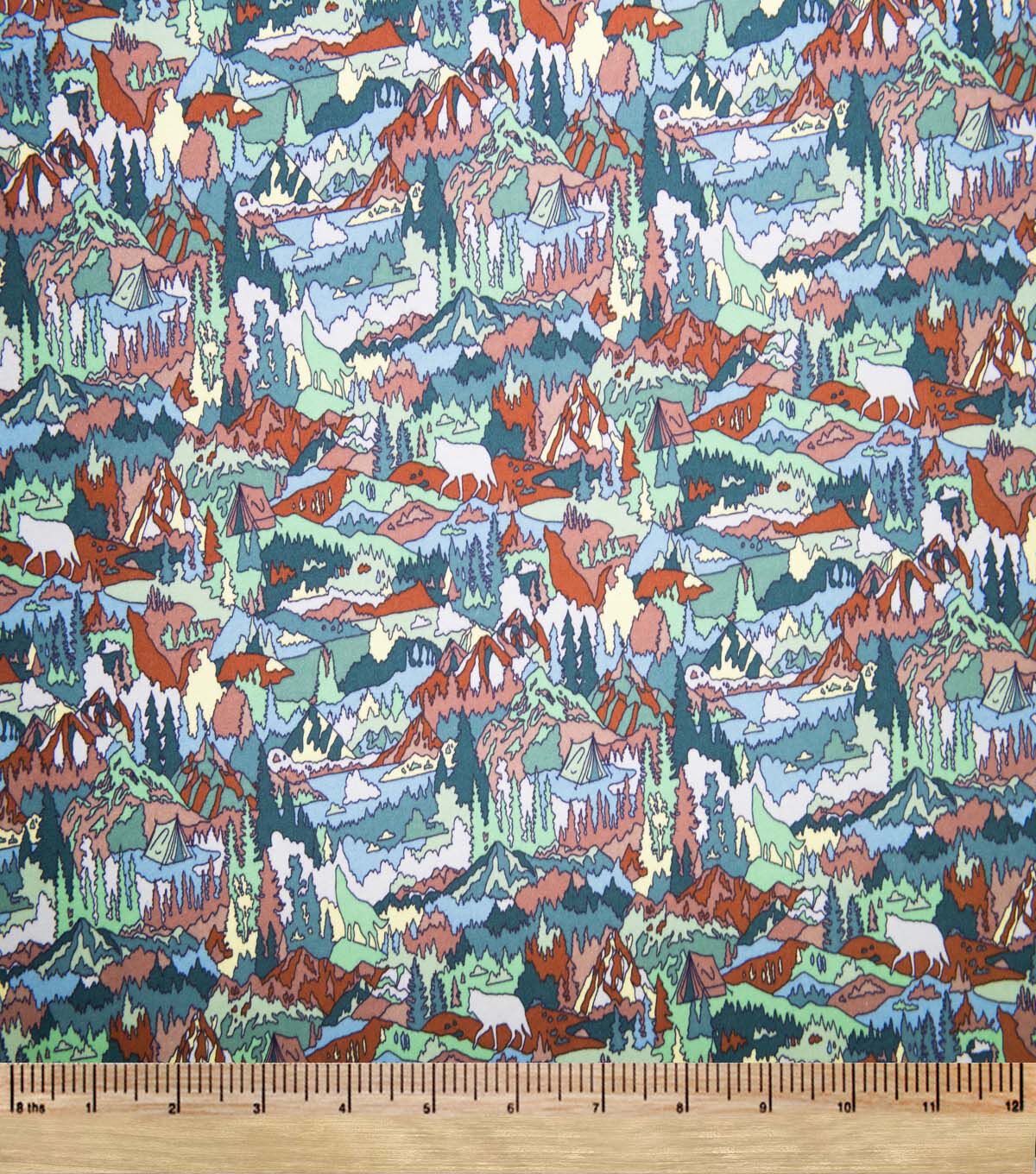 Super Snuggle Packed Wilderness Flannel Fabric