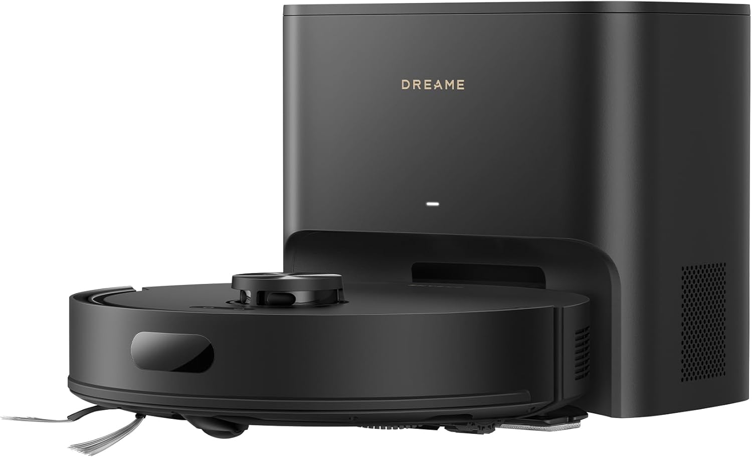 DREAME D20 Air Plus Robot Vaccum and Mop Combo with 20,000Pa Suction, Anti-Tangling Tech, Auto-Emptying Dock, Deep Carpet Cleaning and Smart Navigation Black