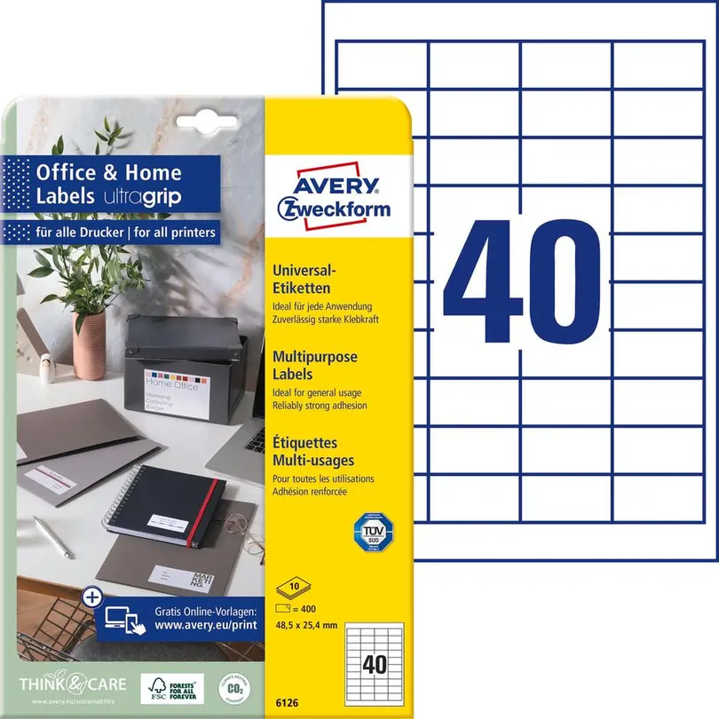 Etiketten 10er-Set 6126