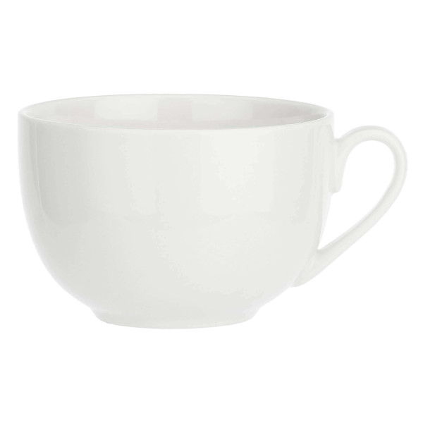 Filiżanka ze spodkiem Momenti - Biały, 450 ml