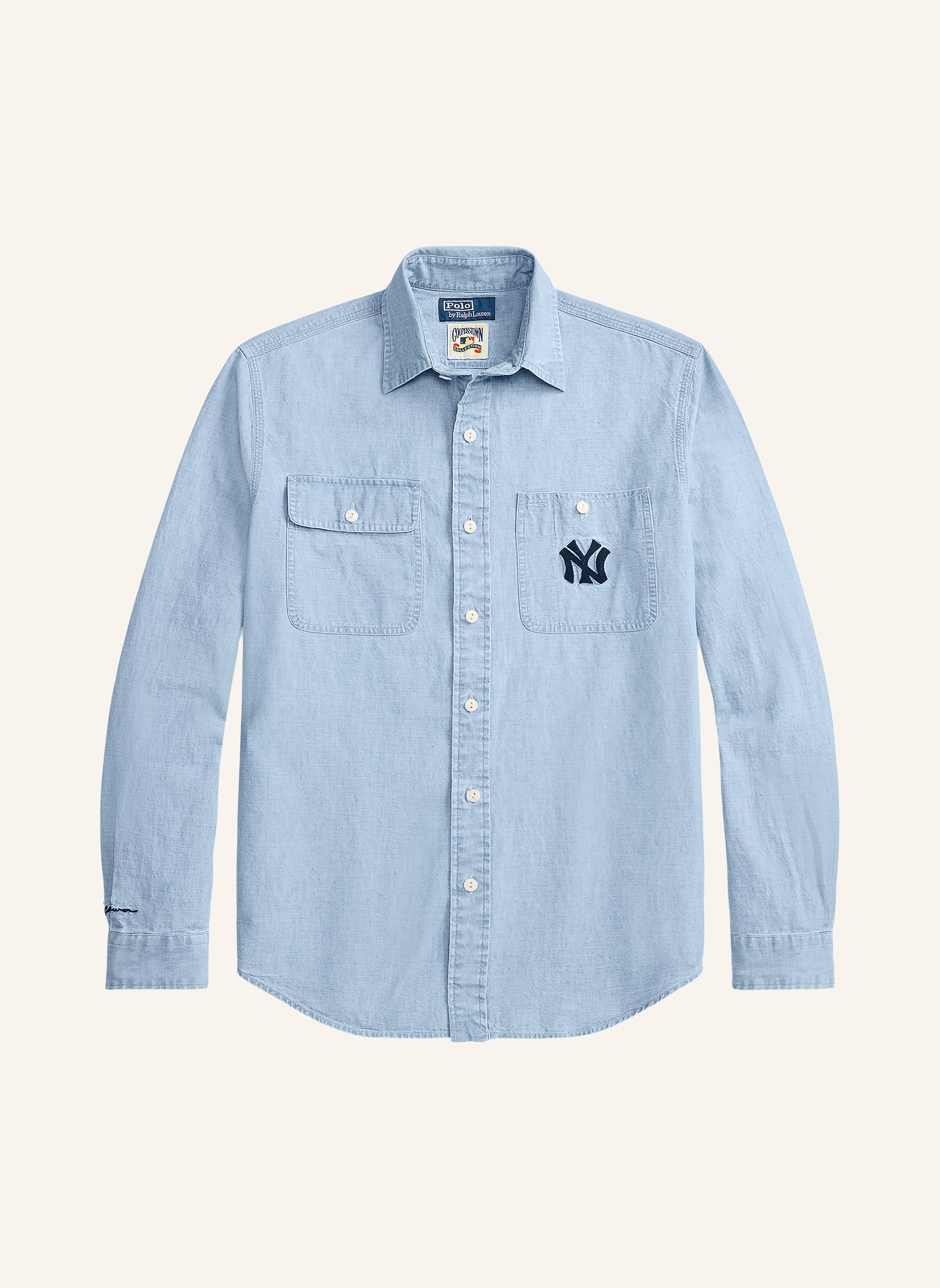 POLO RALPH LAUREN Hemd Comfort Fit in Jeansoptik