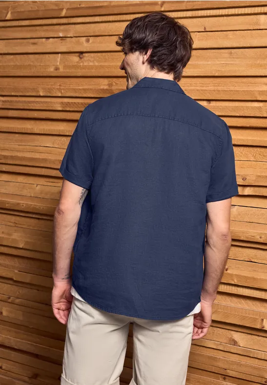 Kurzarmhemd aus Leinen