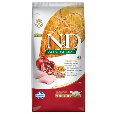 N&D Cat Ancestral Grain Chicken & Pomegranate Neutered