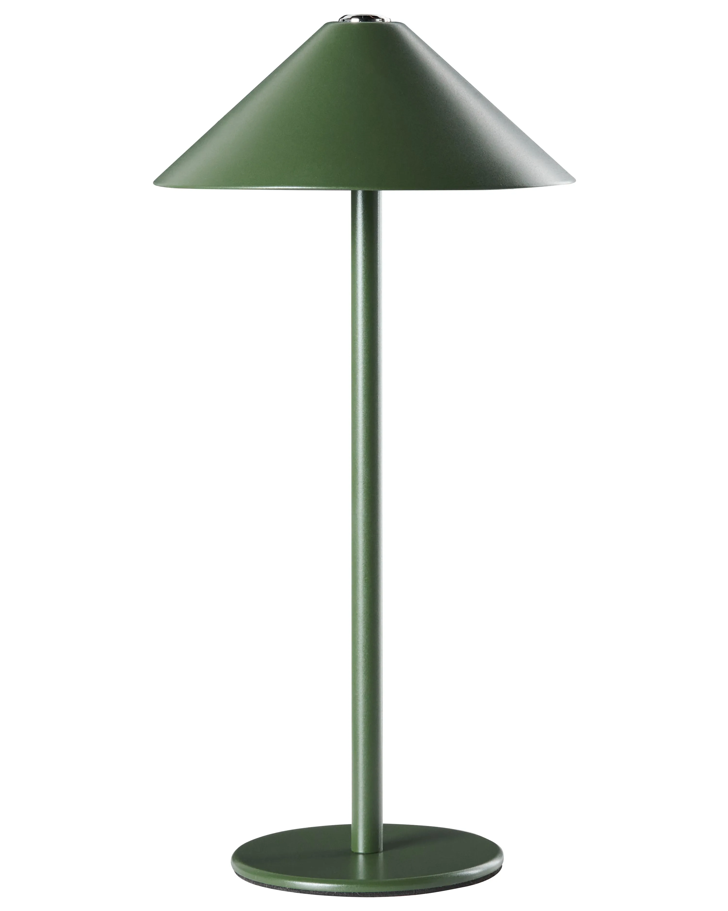 Wireless LED Table Lamp MODJO with Dimmer Metal Green