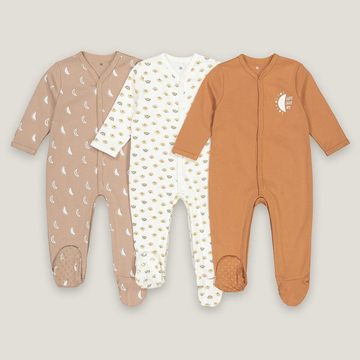 Lot de 3 pyjamas 1 pièce