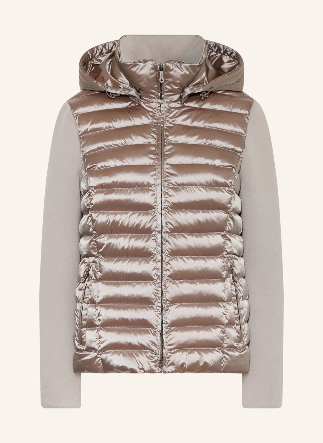 WELLENSTEYN Steppjacke ITALY COMBI ITALCO im Materialmix mit abnehmbarer Kapuze