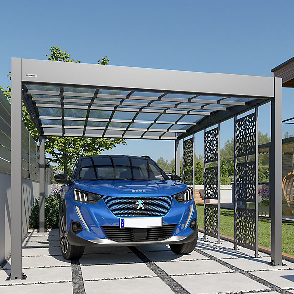 Carport aluminium Trigano - LIBECCIO   3 claustras - 16 m²