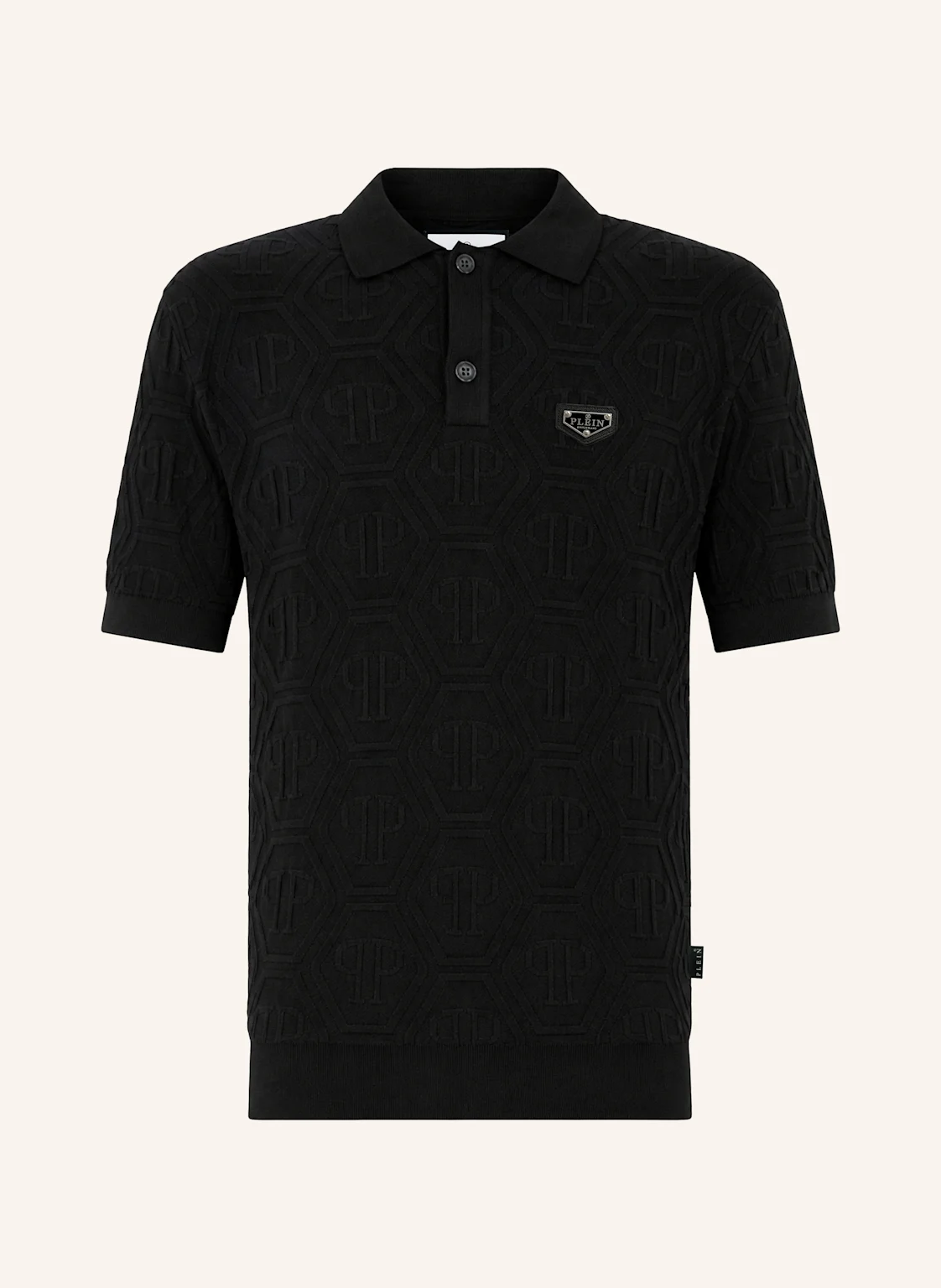PHILIPP PLEIN Kurzarm-Poloshirt MONOGRAM