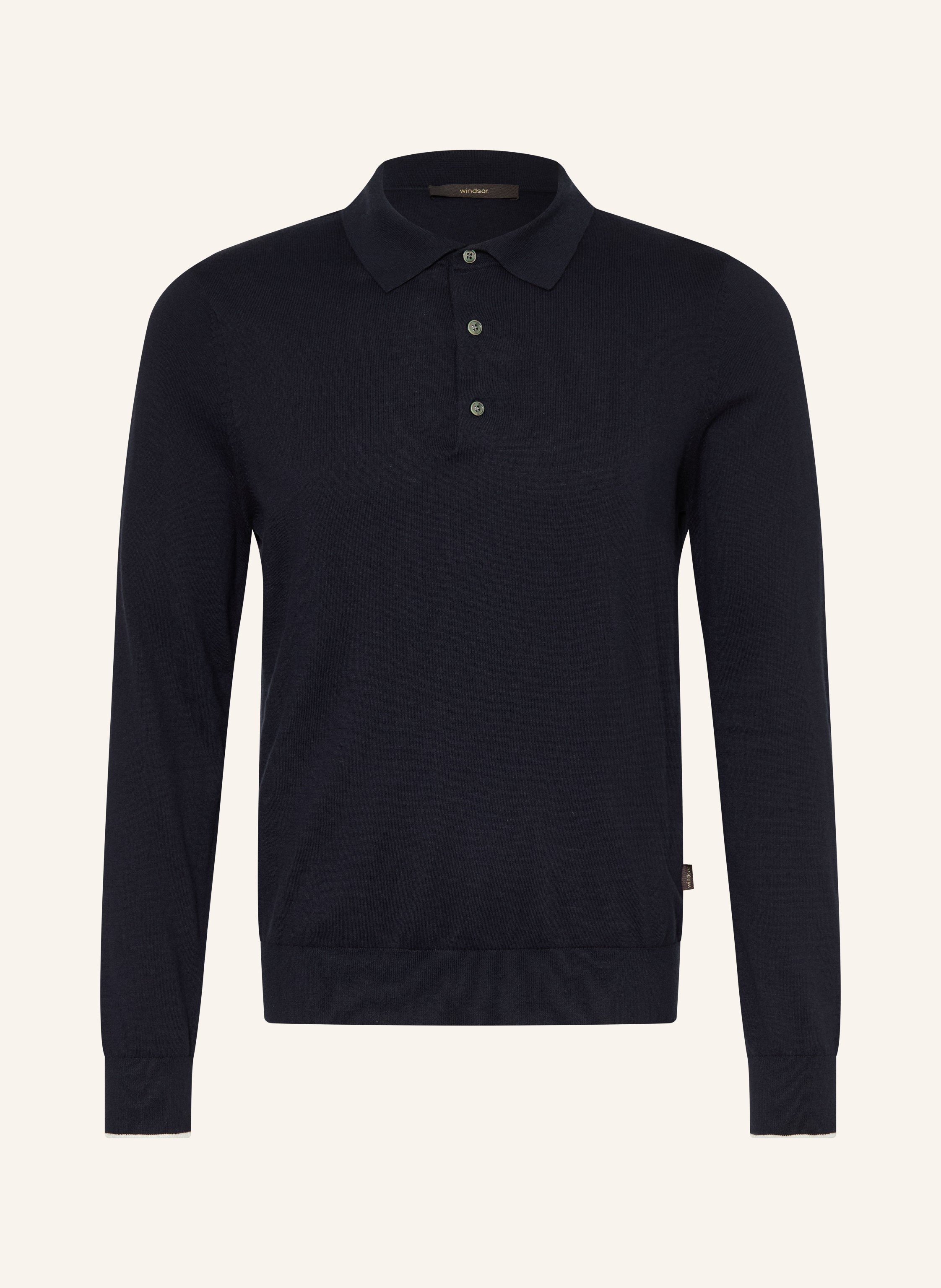 windsor. Strick-Poloshirt CASHMILO