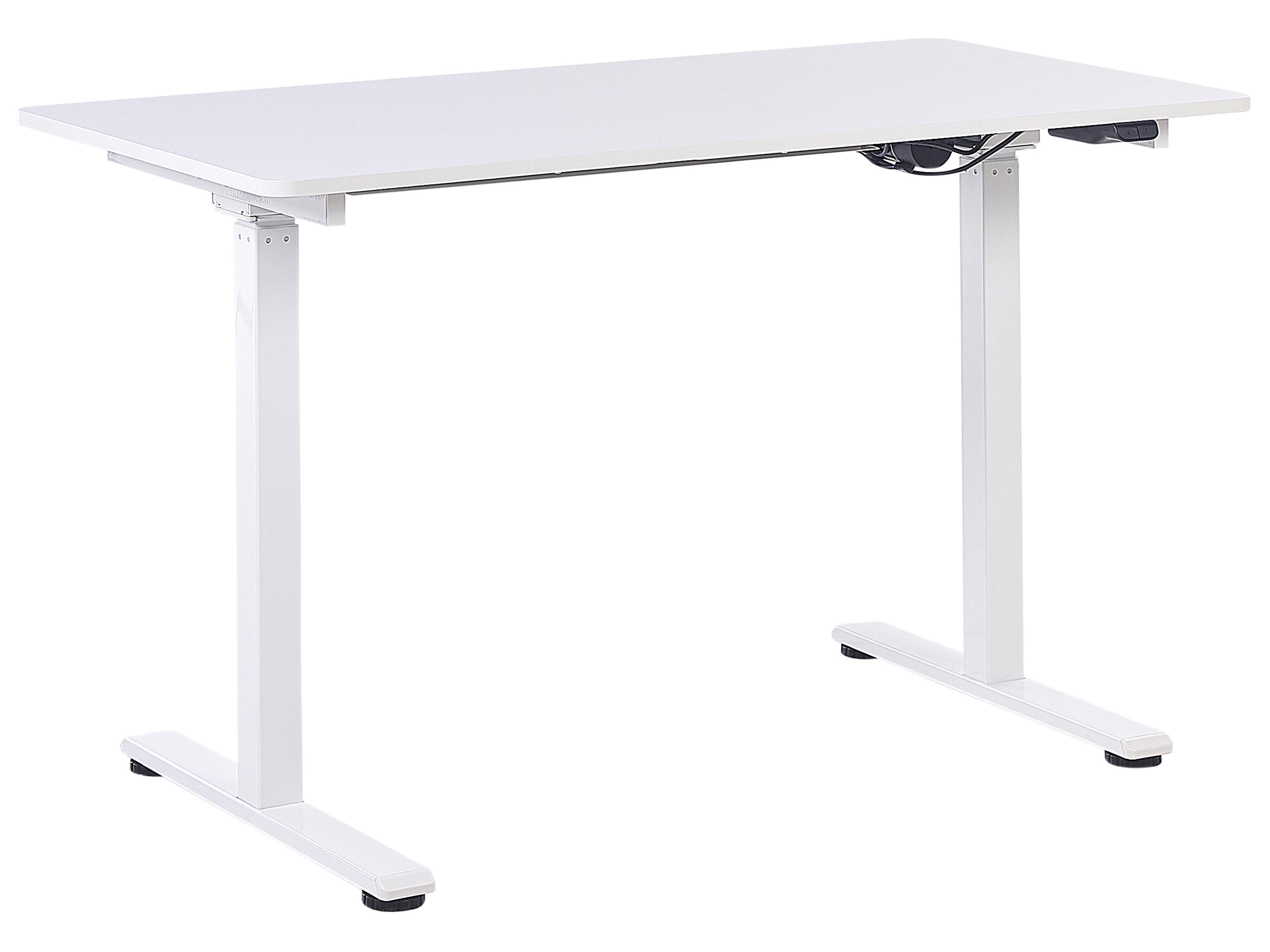 Electric Adjustable Standing Desk GRIFTON White 120 cm 60 cm